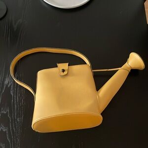 Yellow Watering Can Handbag Purse Mustard Unique Pylones design Lucas